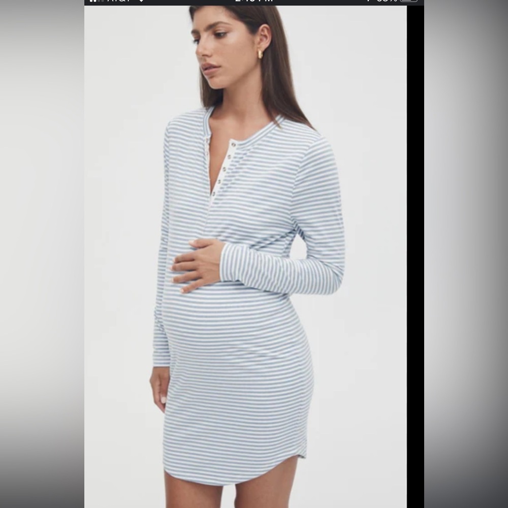 Legoe Heritage Stripe Blue-White dress